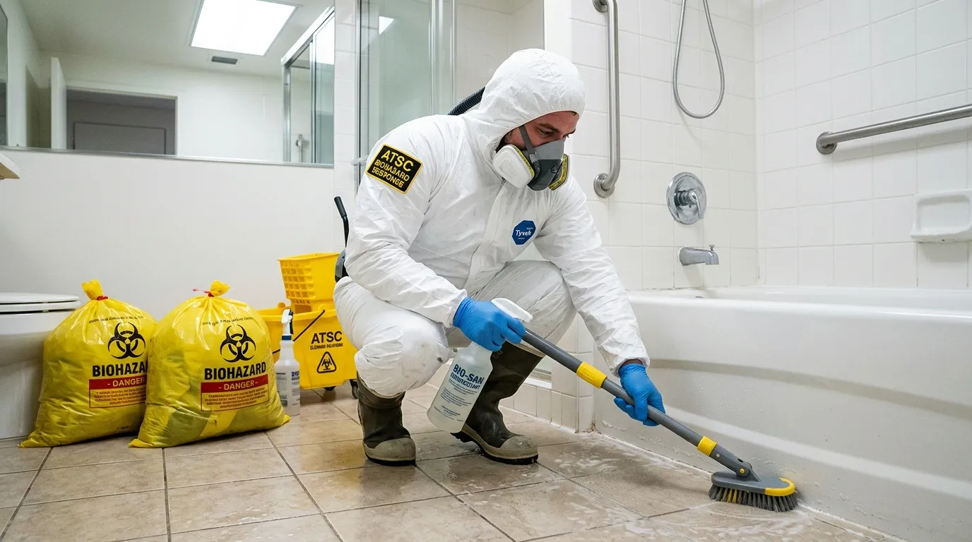 Decontamination equipment deployed for Blood Cleanup in Cotati